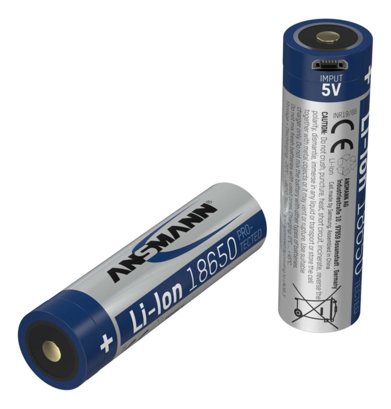 Ansmann Li-ion Powerbank 18650 3400MAH 3,6V Micro-usb 1307-0003