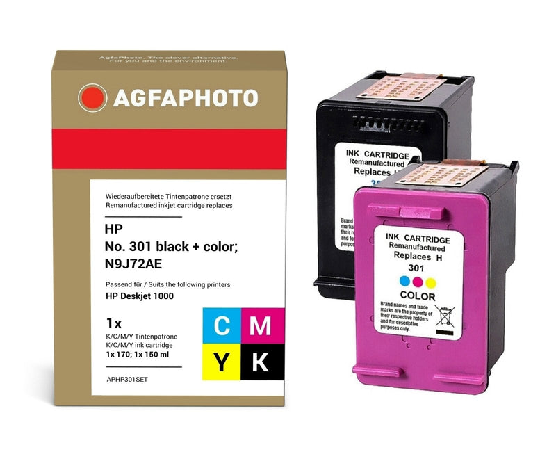 Agfa Photo Multipack Black / Varios Colours APHP301SET 355 Copias