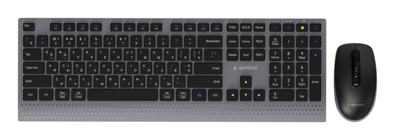 Gembird Keyboard + Mouse Wrl Cyrillic/Bk KBS-WPS-02-CYRL