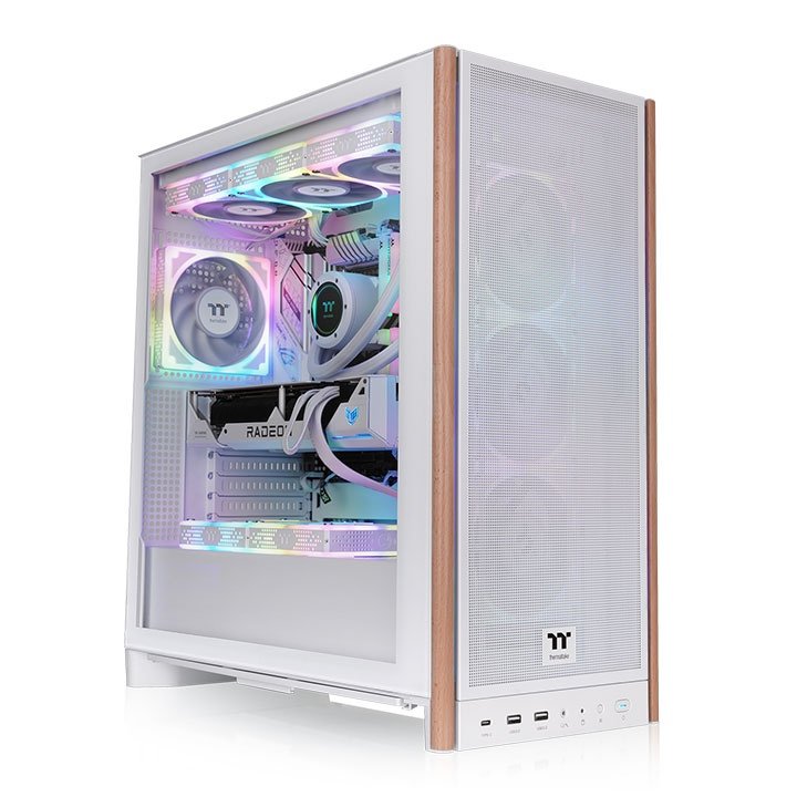 Thermaltake PC Case Midi S370 Ws Snow White CA-11J-00M6WN-00
