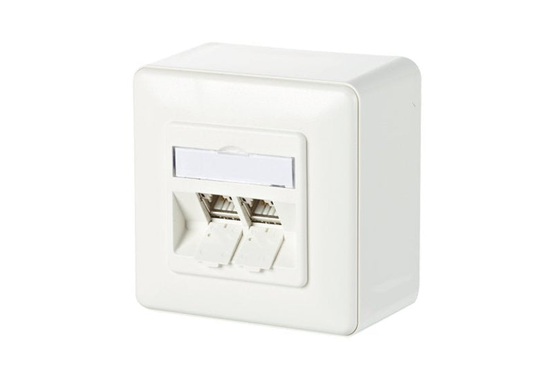 Metz Connect 130B11D20002- And Socket Power RJ-45 White