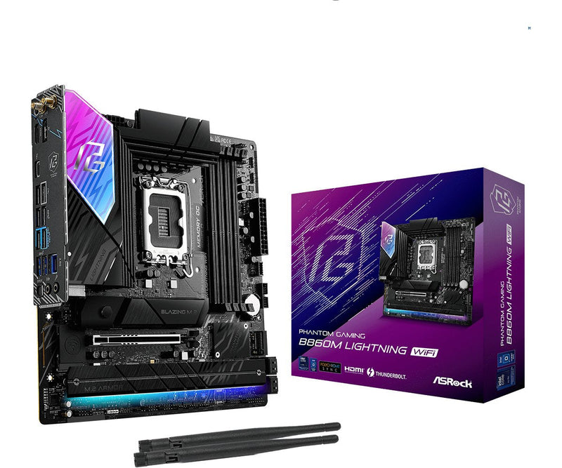 Asrock Motherboard B860M Lightning Wi-Fi DDR5 Intel S1851 Retail