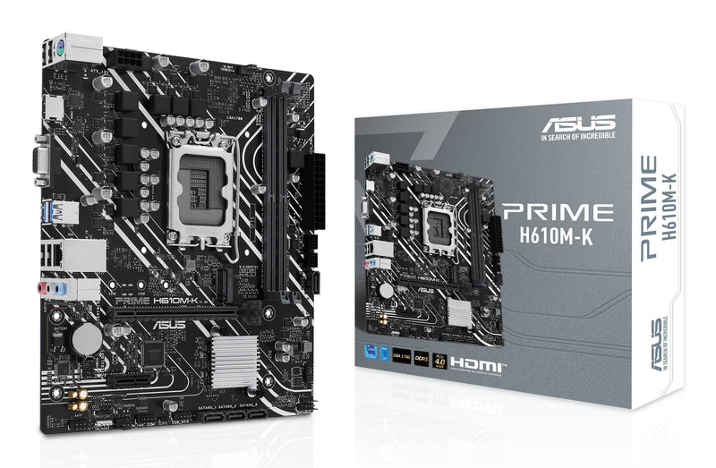 ASUS Motherboard Intel 1700 Prime H610M-K DDR5 MATX LGA1700