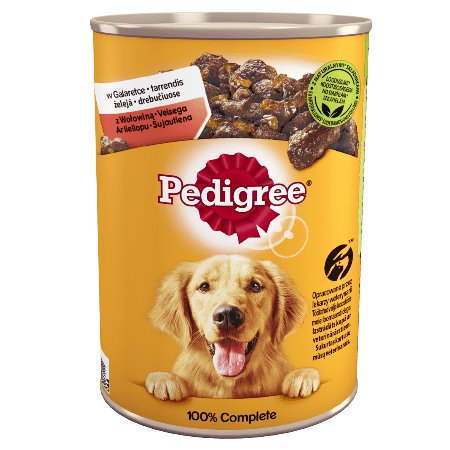 Pedigree Comida Perro Carne Vaca Gelatina 400G