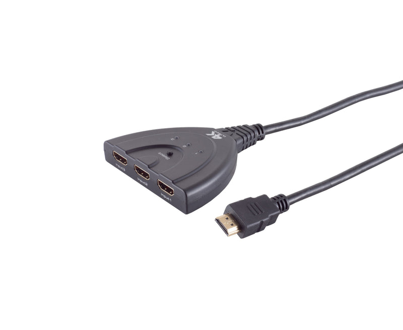 Shiverpeaks Professional HDMI Conmutador 3X1 Abs 4K60HZ