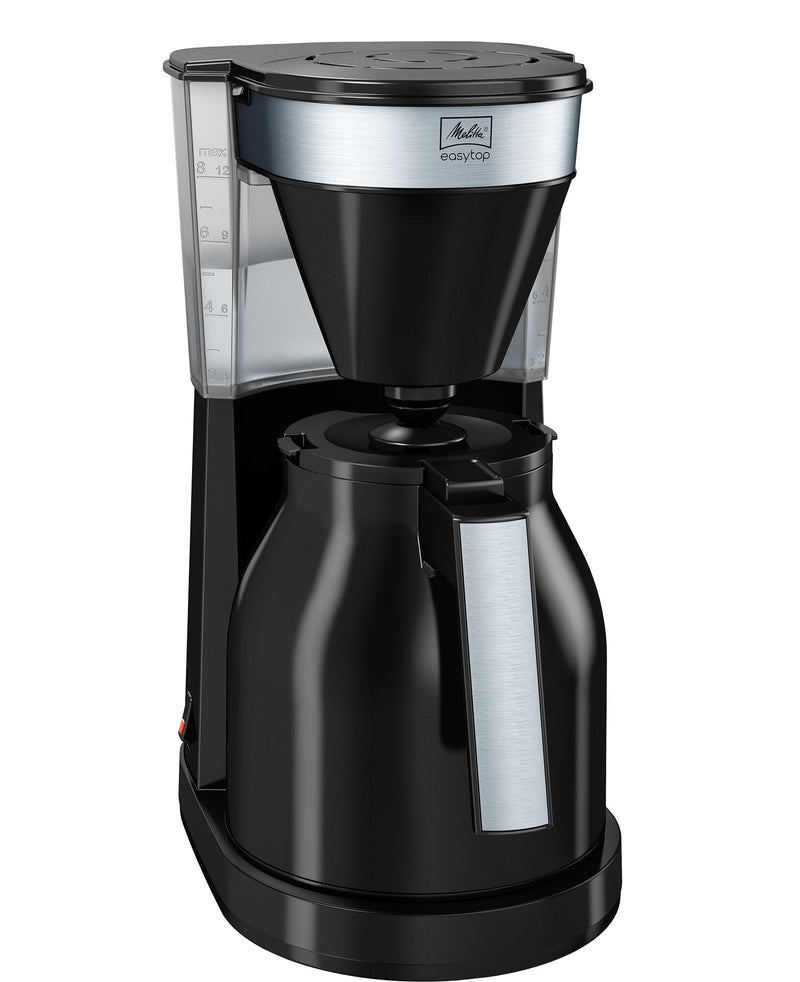 Melitta Coffee Machine 1023-08 Totalmente Automática Filter Black Coffee Machine Filter Café Molido, 1050W, Bl