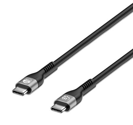Manhattan USB 2.0 USB-C Cable 240W 2M Black — image 1
