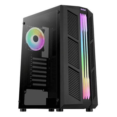 Aerocool PC Case ATX Prime V2 microATX/ATX/Miniitx Or.n. 1XARGB — image 1