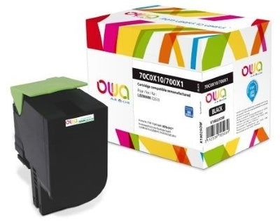 Toner Owa Compatible With Lexmark 70C0X10 Black (8.000 S.) — image 1