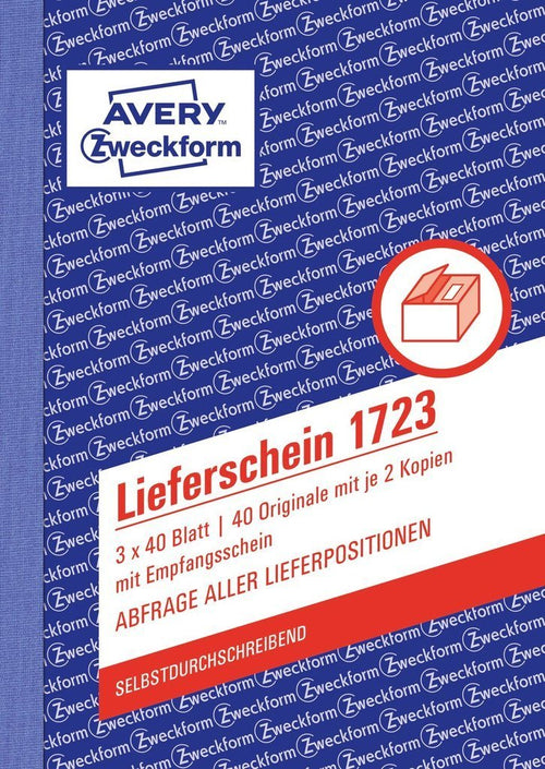 Avery Zweckform Lieferliste - 40 Hoja - A6 (105 X 148MM) — image 1