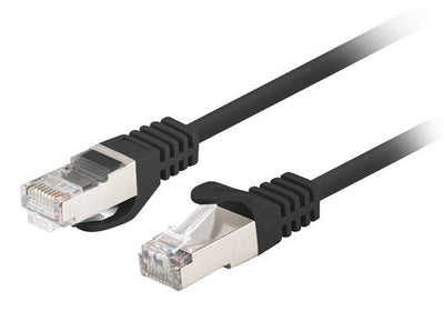 Lanberg Network Cable CAT.6 FTP 1M Black 10-PACK — image 1