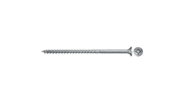 Fischer Screw Aglomerado Powerfast Ii 5,0X100 Cabeza Avellanada Pz 200 Pieces Rosca Parcial, Galvanizado 67040