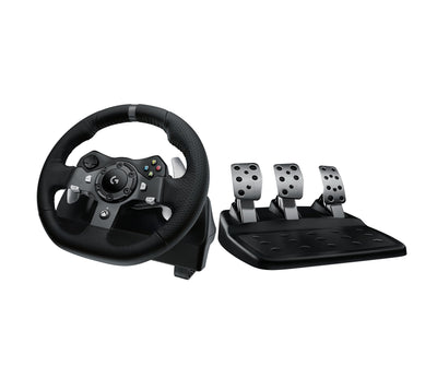 Logitech Wheel Carreras G920 Driving Forcé Xbox One PC Forcé Feedback With Dos Motores 900 Rotación Pedals Cal — image 1