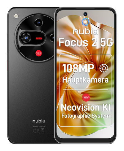 Zte Smartphone Nubia Focus 2 5G Black 8GB + 256GB — image 1