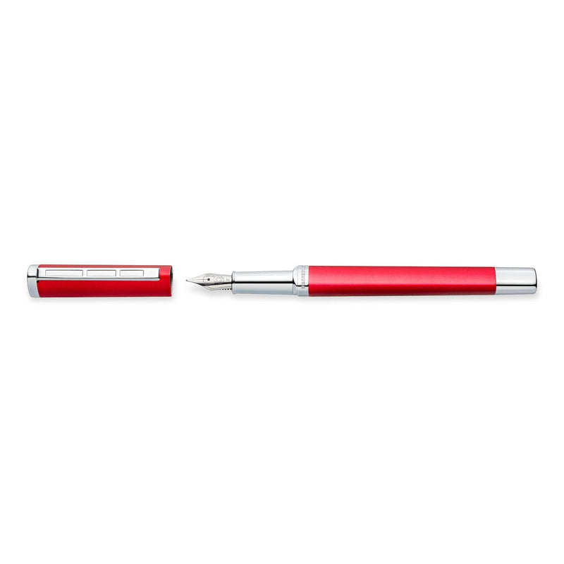Staedtler Pluma Estilográfica Triplus Red F, Rechargeable