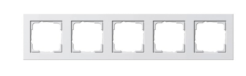 Gira 021522 Frame 5F White Puro Matte E2 5-VÍAS E2