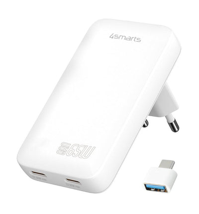 4SMARTS 542065 Charger Dispositivo Mobile Phone Universal White Power Alterna Indoor — image 1