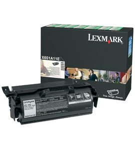Lexmark Genuine Toner X651A11E Black - X651A11E PAG-7000