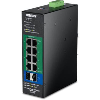 Trendnet TI-PG103I Switch Gestionado Gigabit Ethernet (10/100/1000) Energía Sobre Ethernet (PoE) Black — image 1