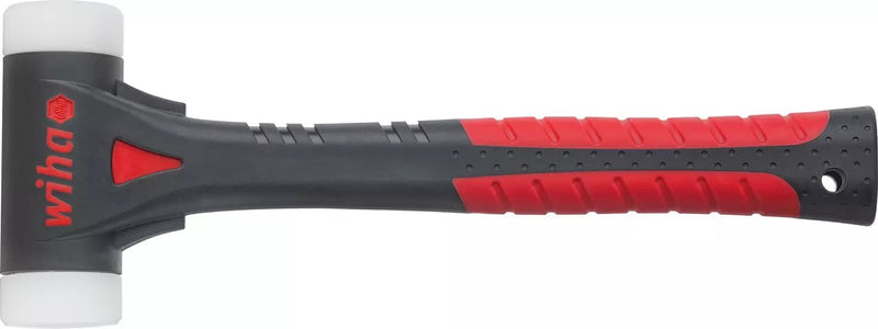 Wiha Hammer Cara Blanda Fibrebuzz, Without Retroceso, Muy Duro Black/Red Ø 40MM)