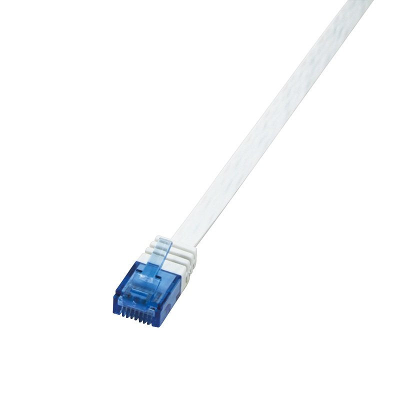 Logilink Flach Patchkabel RJ45 U/UTP CAT.6 15.00M White