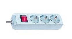 Brennenstuhl Base Múltiple Eco-line White With Switch 3 Sockets And 1.5M