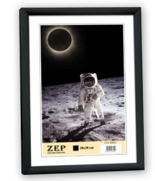Zep KB1 Frame Expositor Pie Retroiluminado Black