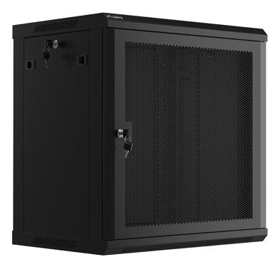 Lanberg WF01-6412-23B Cabinet Rack 12U Bastidor Wall Black — image 1