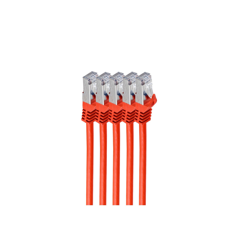 Shiverpeaks RJ45 Network Cable S FTP, CAT.7 VE5, 5M Red