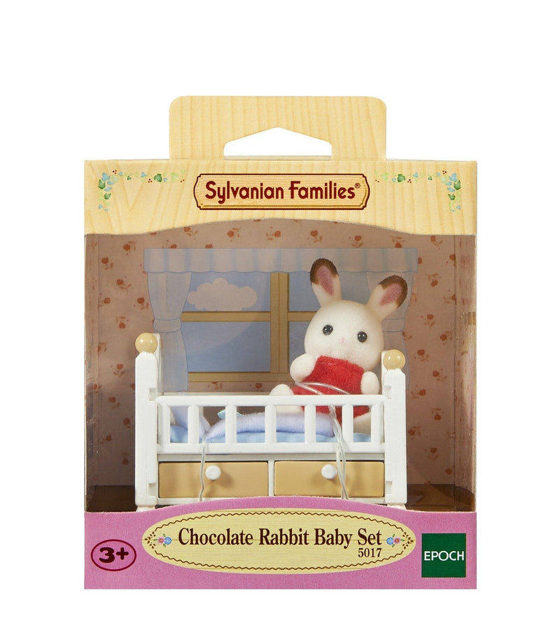 Sylvanian Families Chocolate Dressed Baby Set (crib)