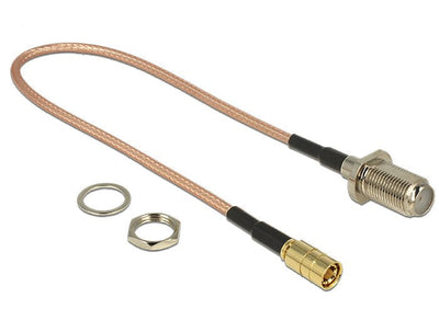 Delock 13024 Cable Smb - F M/H 0.25M — image 1
