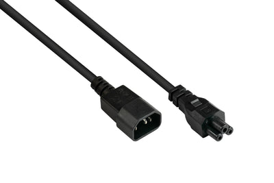 Good Connections Cable Alargador IEC An C5 Black 1M — image 1