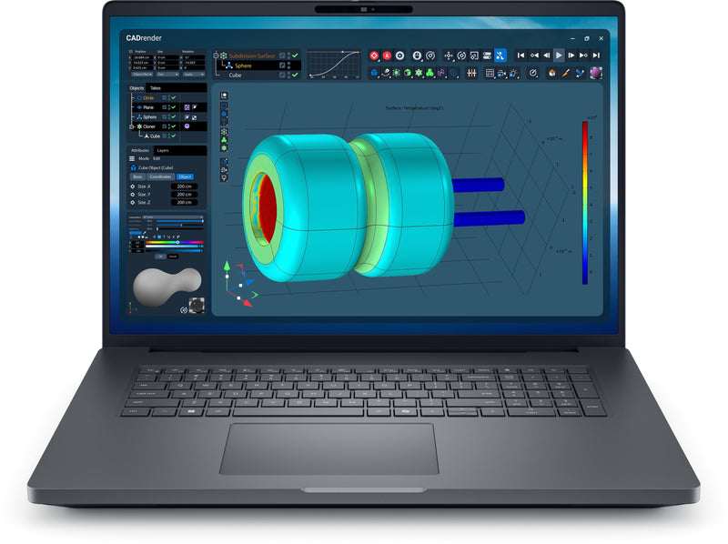 Dell Laptop Pro Max. 18 Plus U7 32 1T W11P