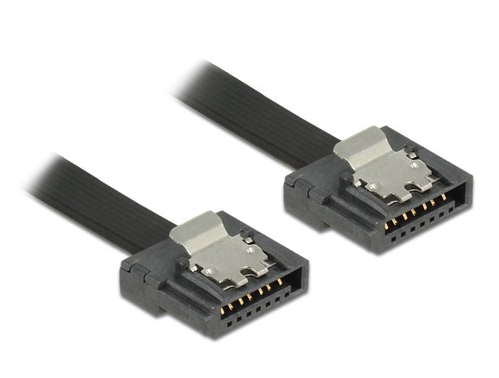 Delock Cable SATA Flexi 6GB/S 70CM Red Metall