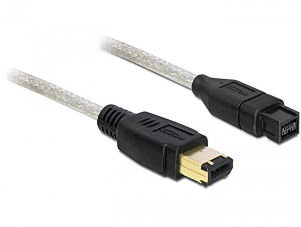 Delock Cable Firewire 9 Pin Male 6 Pin Male 3M