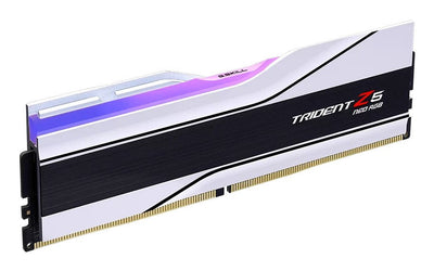G.skill Memory 48GB DDR5-6400 (2X 24GB) Kit White F5-6400J3239F24GX2-TZ5NRW, Trident Z5 Neo Rgb, AMD Expo F5-6 — image 1