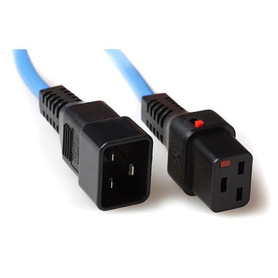 Powercord C19 IEC Lock - C20 Blue 1M, PC1357 — image 1