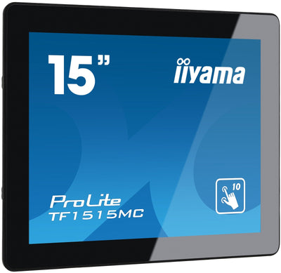 Iiyama Monitor Openframe 15 Touchscreen (TF1515MC-B2) 1024X768/ 300CD/ 800:1/ VGA/ HDMI/ DP /USB/ 16MS/ — image 1