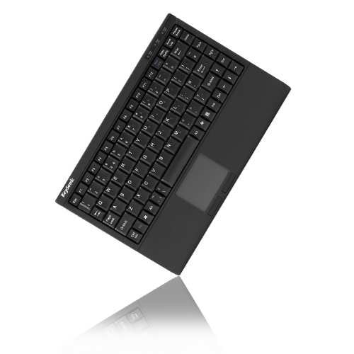 Mini Teclado Keysonic ACK-540U + Usb, Negro Smarttouchpad, German Softskin