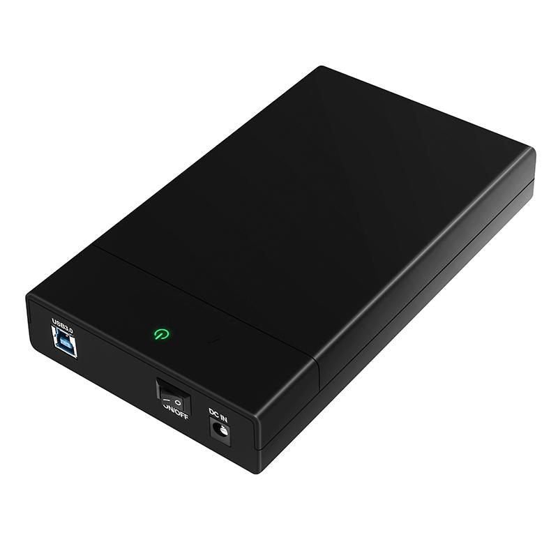 Maiwo K3568A Box External Hard Drive Housing Hard Drive /SSD Black 2.5/3.5