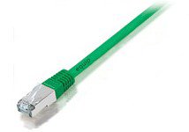Equip Network Cable CAT.5E Sf/UTP 2x RJ45 10.00M Green Polybeutel — image 1