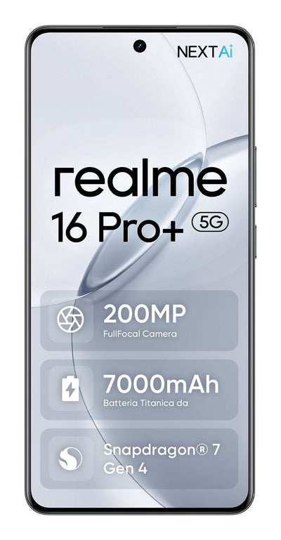 Realme Smartphone 16 Pro + 12GB 512GB 6.8' 5G Grey — image 1