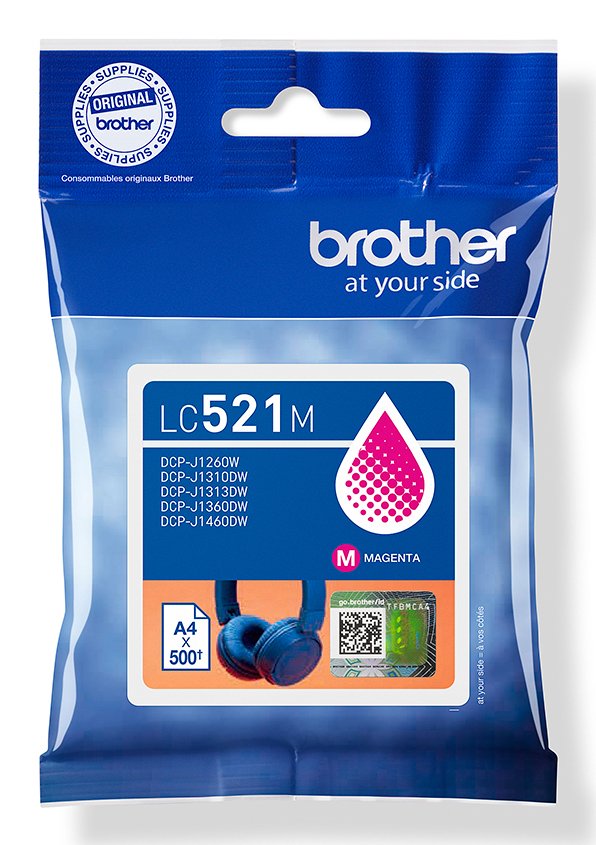 Brother LC521M Magenta Inkjet Cartridge