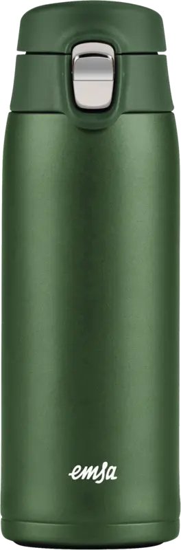 Emsa Mug Thermal Travel Mug Ligera Green Oscuro, 0,4 Litros, Cover Abatible N2151900 — image 1