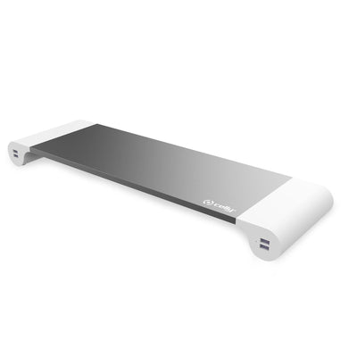 Celly Stand Monitor Desk Swdeskhubwh White + Hub 4x USB White — image 1