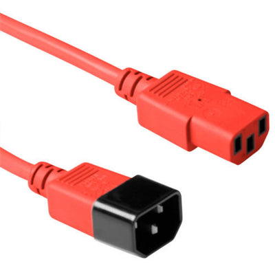 Powercord C13 - C14 Red 5M — image 1