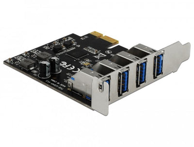 Delock Card Pci Express USB 3.0 With 4 X Tipo-a External Female — image 1