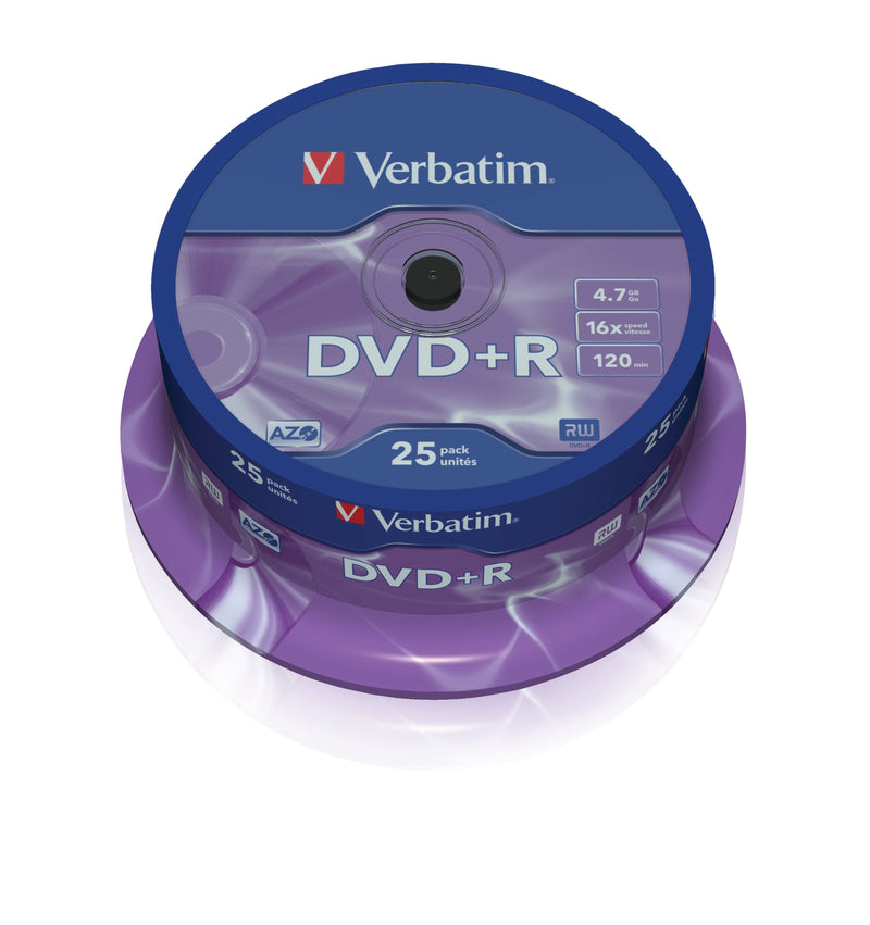 Verbatim Dvd + R Advanced Azo 16X TARRINA-25UDS