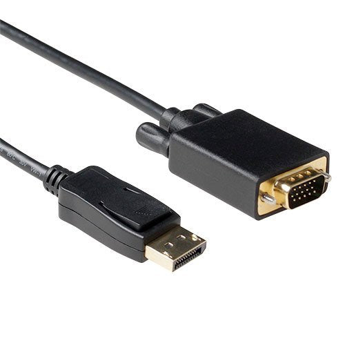 2 Metre Conversion Cable DisplayPort Male To VGA Male