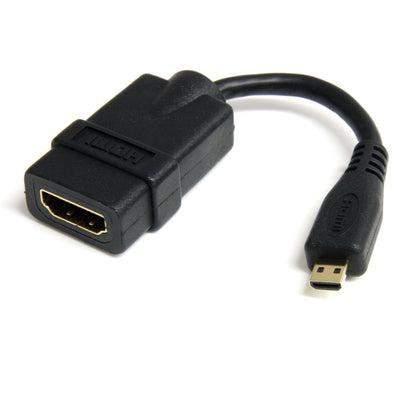 StarTech Cable Adapter Micro HDMI a HDMI M/H 0.12M Black HDADFM5IN — image 1